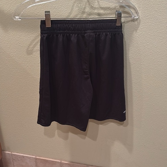 Adidas Dark Black Kids Sports Shorts - Picture 6 of 9